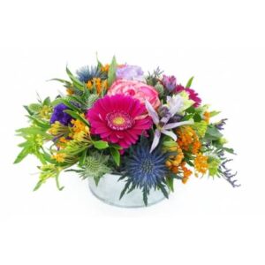 COMPOSITION DE FLEURS COLORÉES