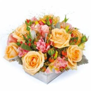 COMPOSITION FLORALE MIEL