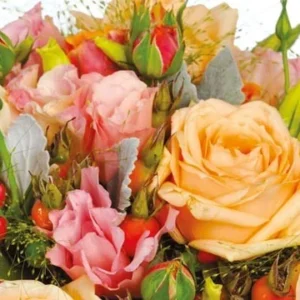 COMPOSITION FLORALE MIEL