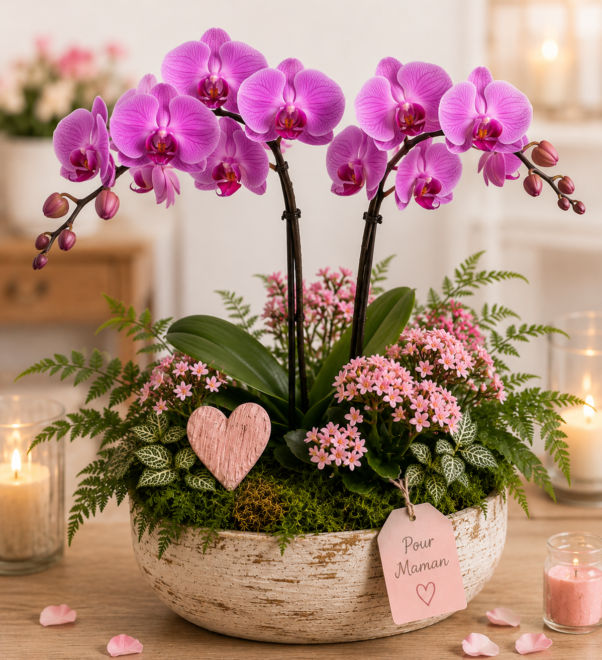 Composition orchidée