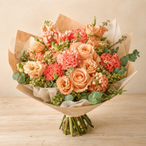 BOUQUET SUR COMMANDE CORAIL PÊCHE